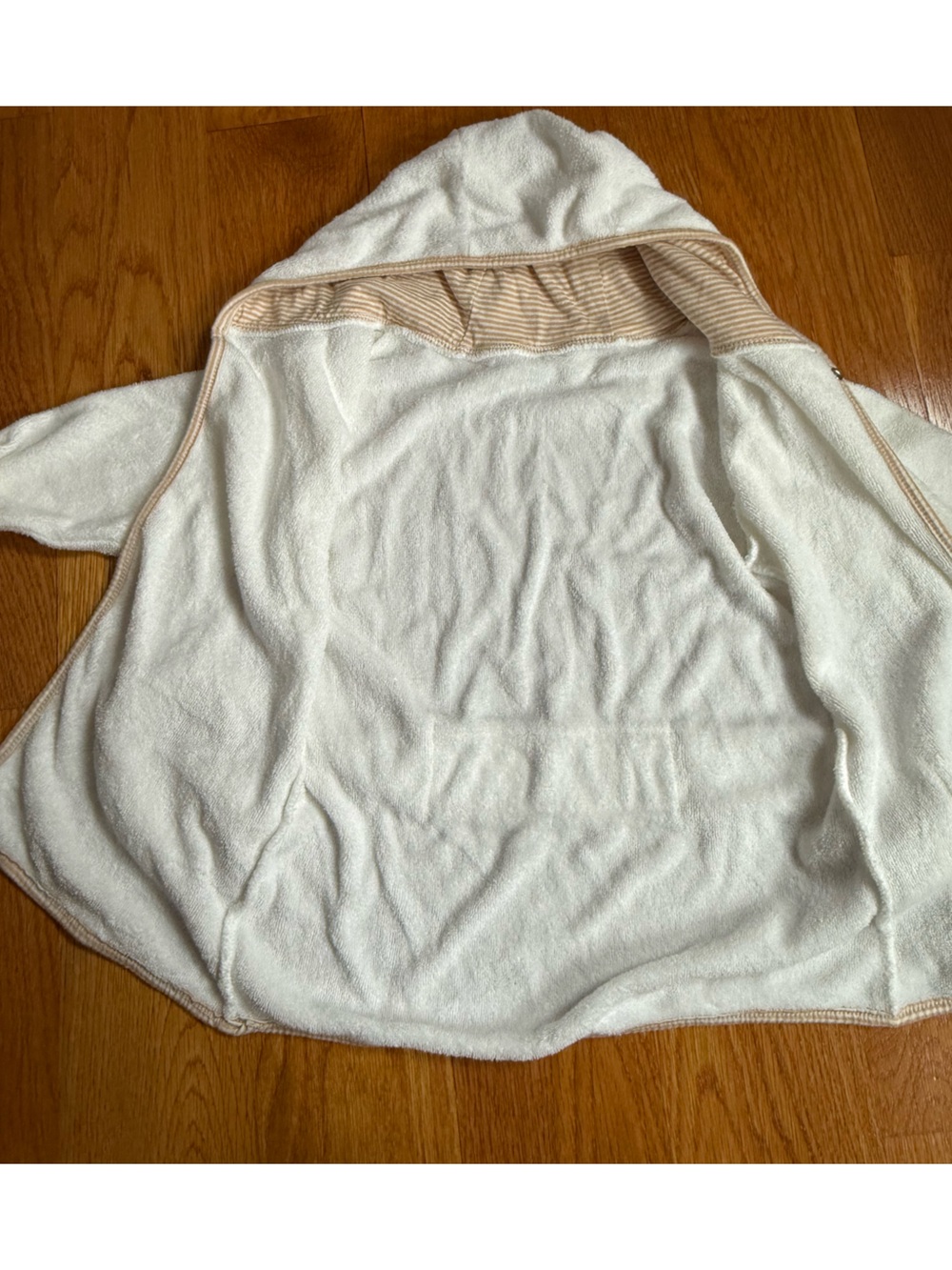 Baby bamboo organic cotton bath robe - Picture 2 of 5